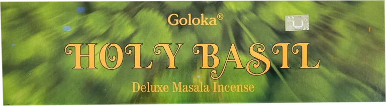 Goloka Holy Basil Incense Sticks agarbatti 16gm cover