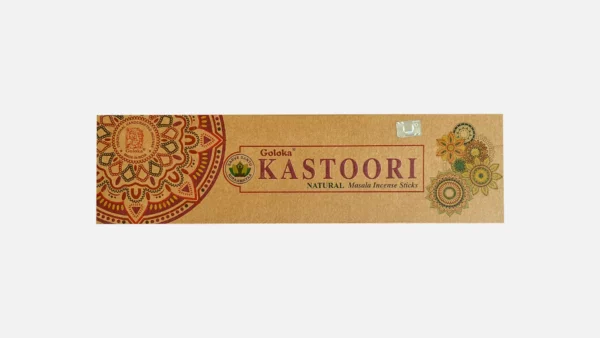 Goloka Kastoori Incense Sticks agarbatti 16gm sp cover